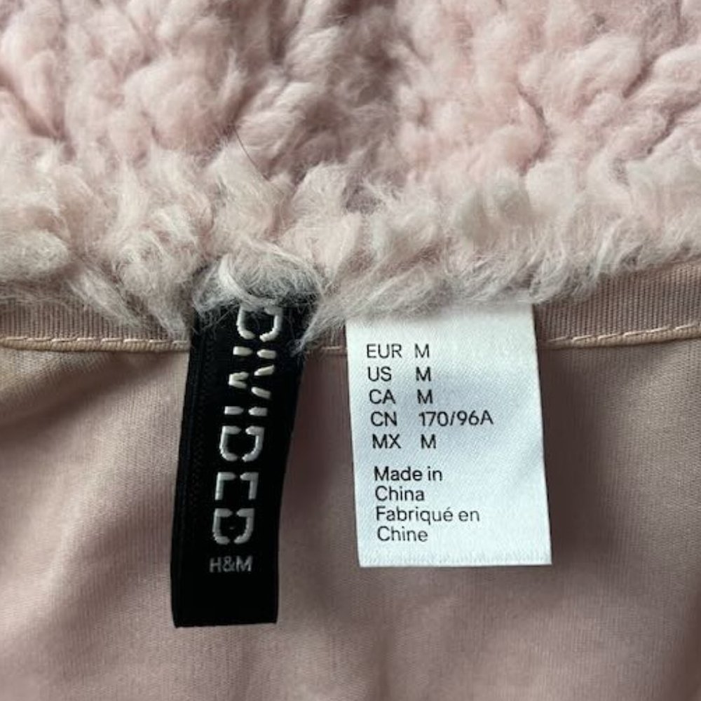 Pink Cropped Shearling Jacket - image 3